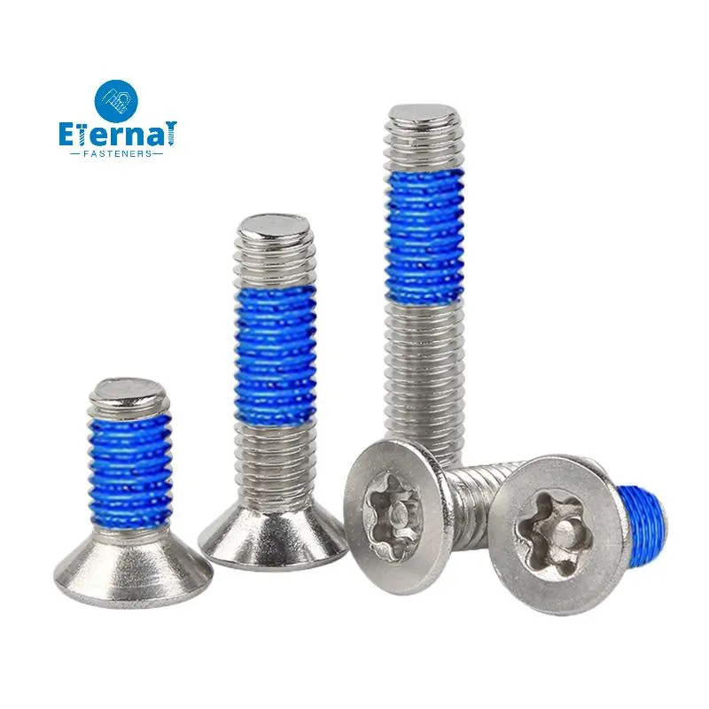 Anti Theft Screw Car Airtag Bike 6-Lobe Pin Stainless Steel Tamper Proof Security Screws