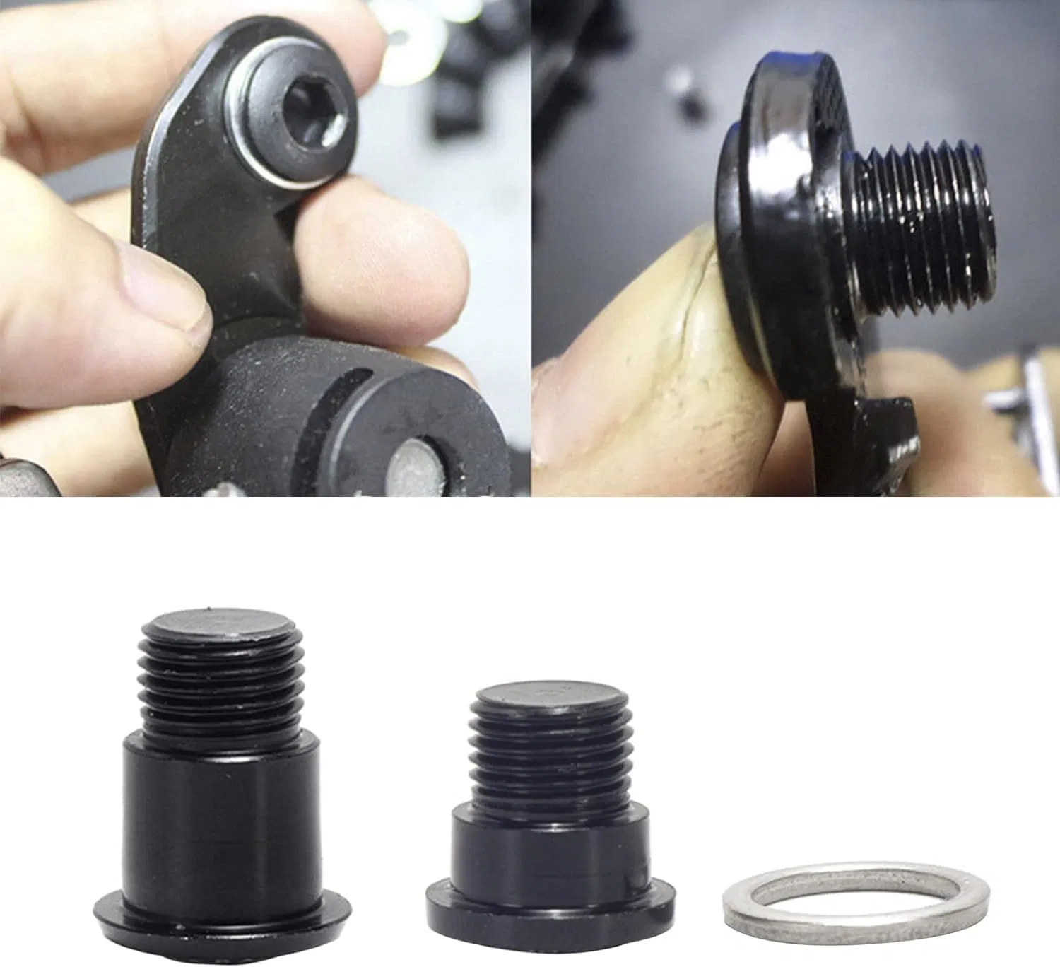 Bicycle Rear Derailleur Screws Steel Black for Bike Rear Derailleur Fixing Bolts Bike Derailleur Screw