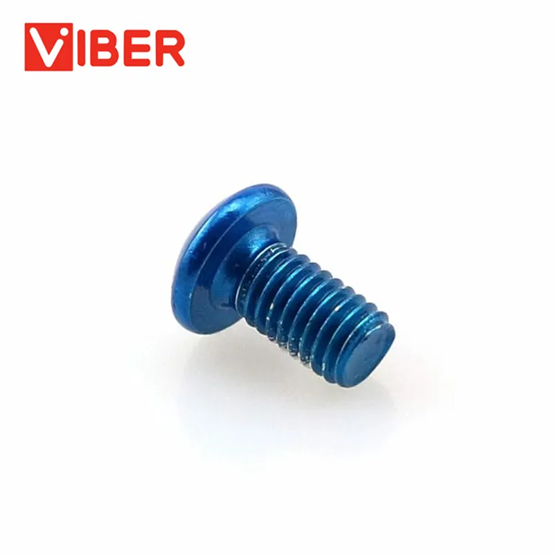 Blue Series Aluminium Fasteners Pan Head Drilling/Tapping Screws and Washer Nut Nylon Titanium Alloy Chipboard/Wood/Drywall Screw Bolt for Motorcycle Bicycle