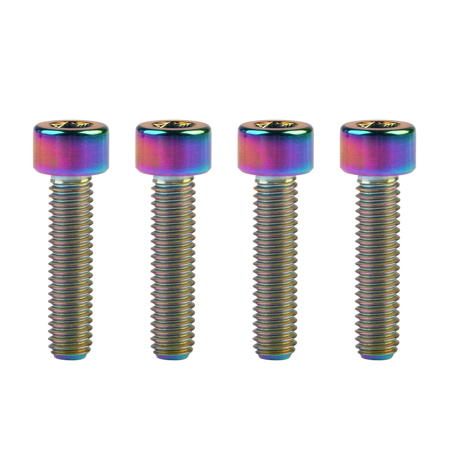 Customized CNC Machining Precision Color Titanium Screws and Bolts M6 M8 M10 Thumb Screw for Bicycle Parts