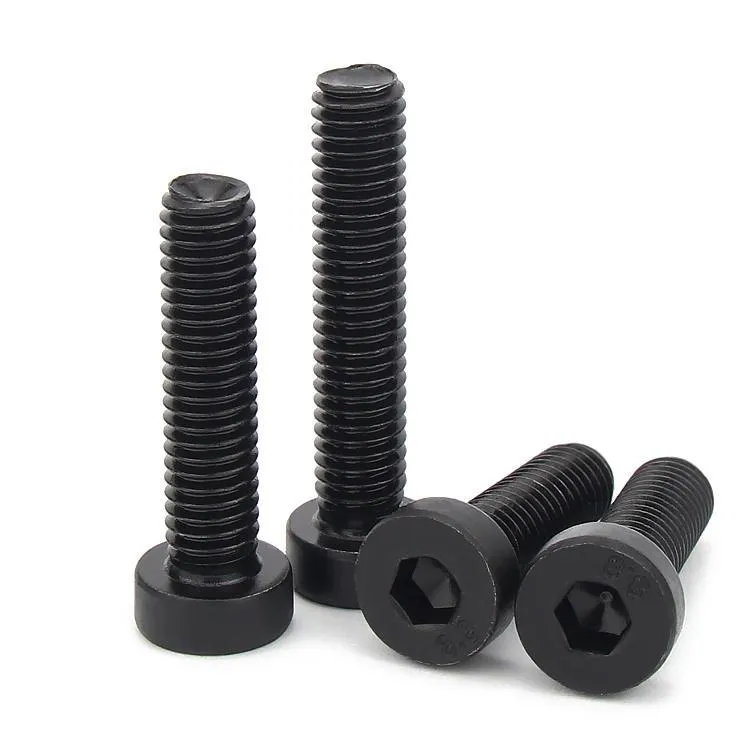 Grade 8 Unf DIN7984 DIN6912 Black Oxide Alloy Steel Cylinder Head Bolts Hex Socket Head Cap Screw Plain Allen Bike Screw