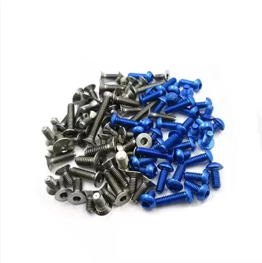 M5X10mm Disk Rotor Titanium Alloy Bolts Bicycle Disc Brake Bolts Bike Brake Galvanized Fastening Screw