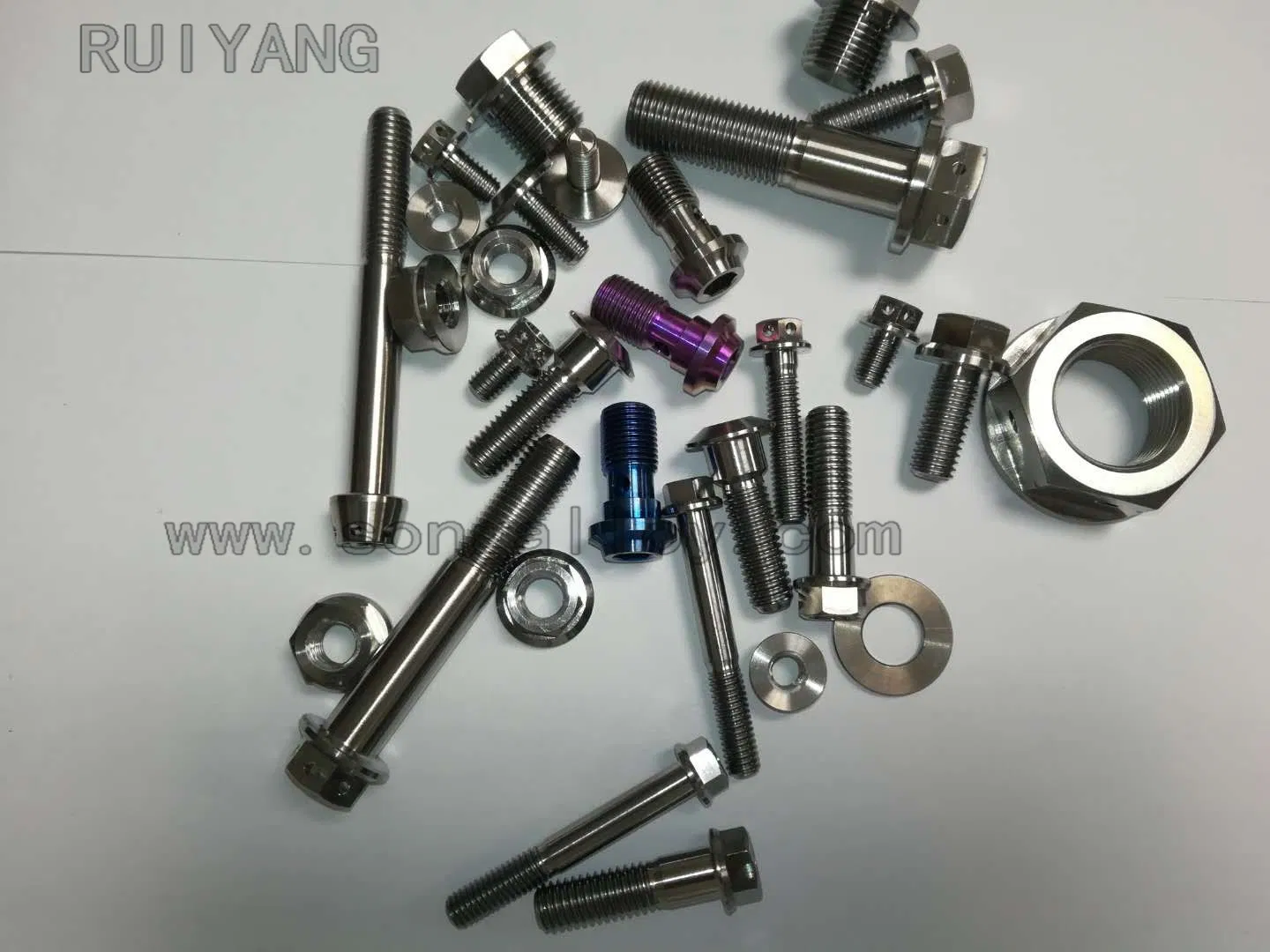 Motorcycle/Bicycle Titanium Alloy Screws for Connector Customized