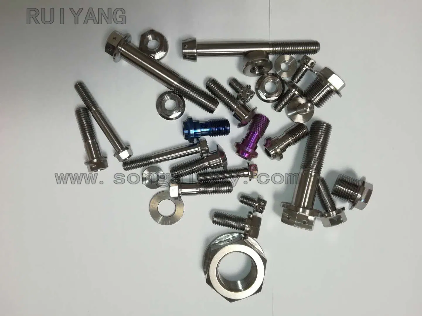 Motorcycle/Bicycle Titanium Alloy Screws for Connector Customized