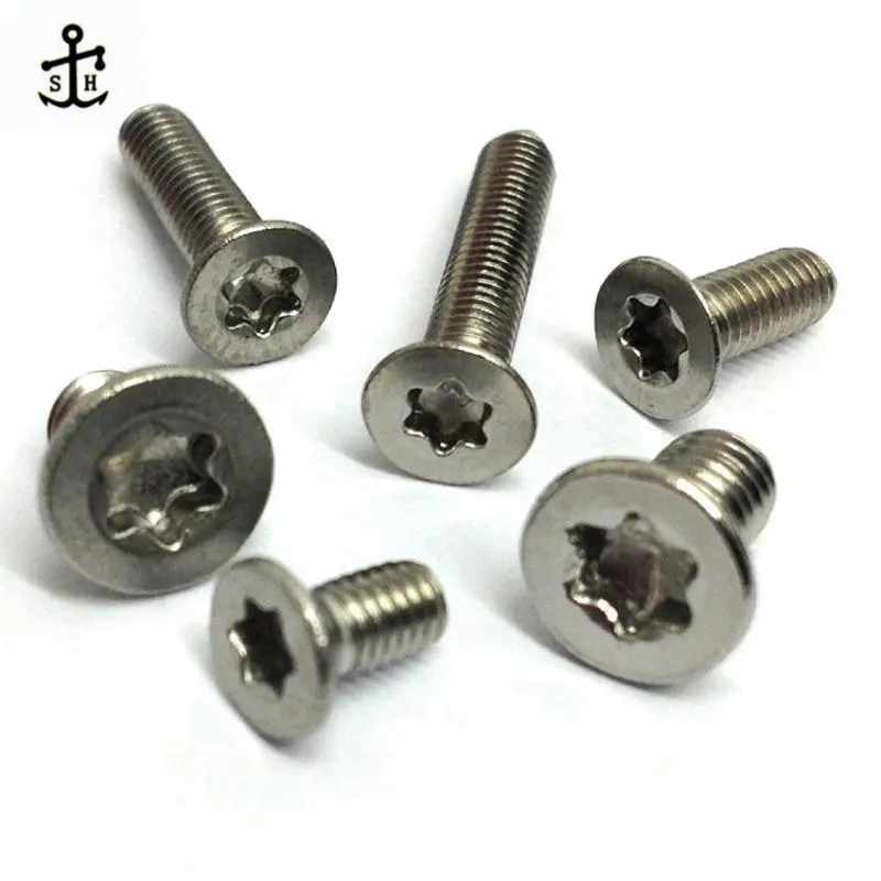 Titanium Alloy Hexalobular Socket Countersunk Head Machine Bicycle Screws