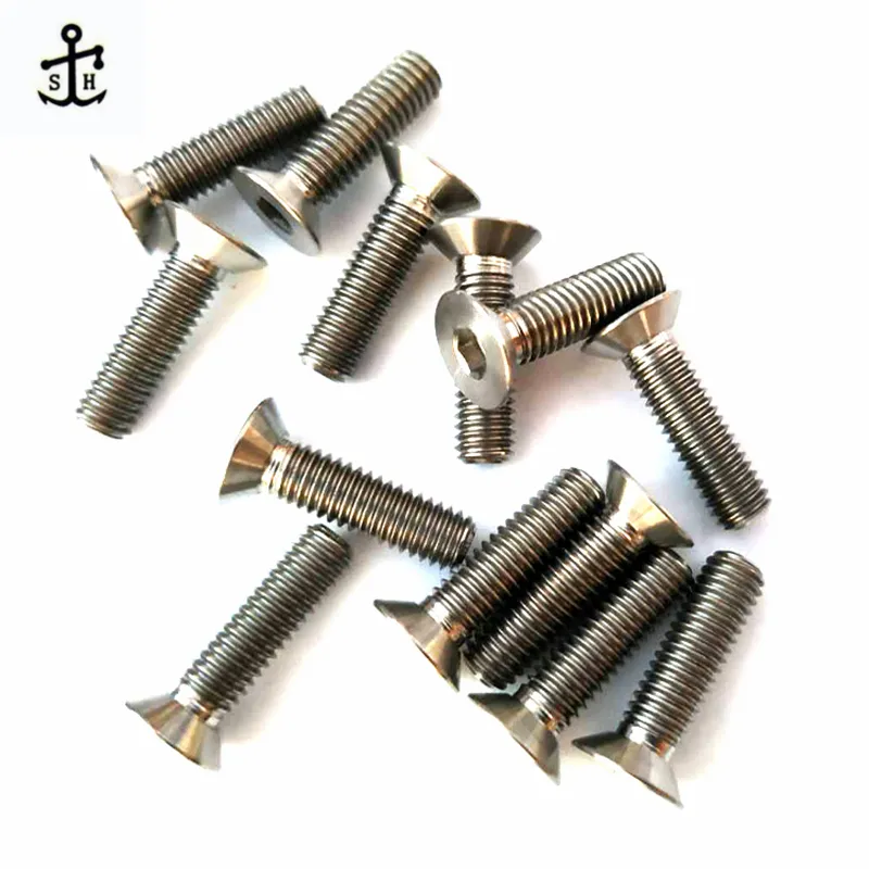 Titanium Alloy Hexalobular Socket Countersunk Head Machine Bicycle Screws