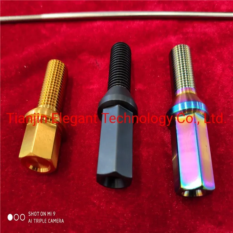 Titanium Bolts Allex Hex Bike Stem Tapered Head Screw/M3 M4 M5 M6 M8 M10 Gr2 Gr5 Torx Head Titanium Screws for Bicycle/ Premium Related Prod