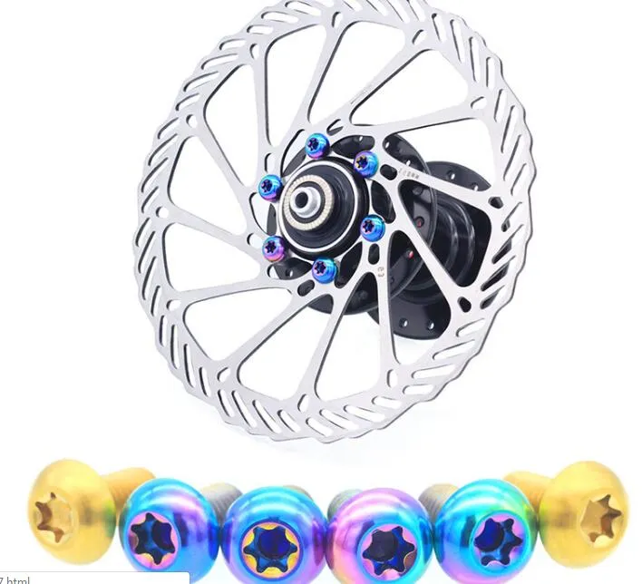 Titanium M5X10mm T25 Disc Brake Screw for Mountain Bike & Road Bike